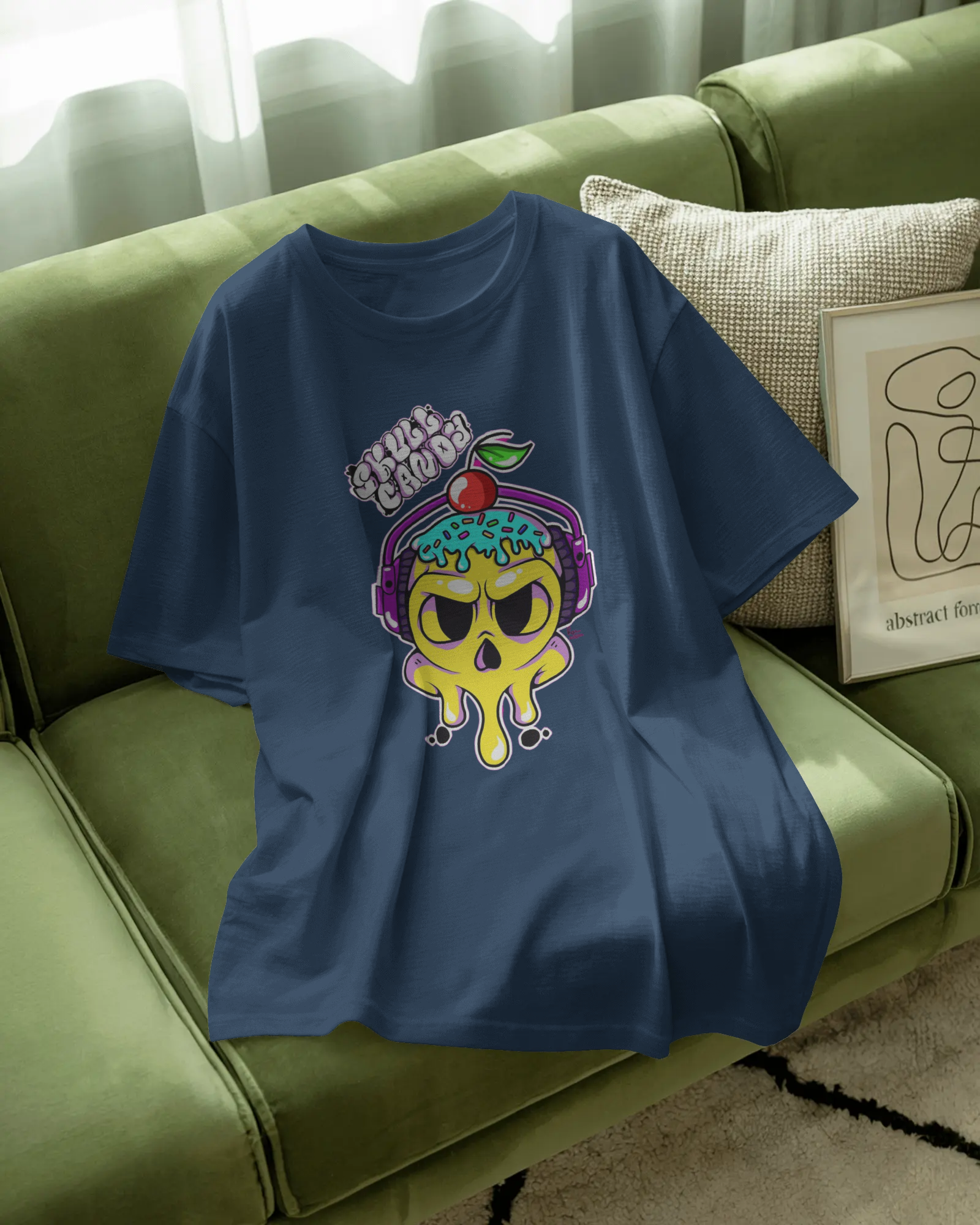 Chill & Groovy Skull Tee