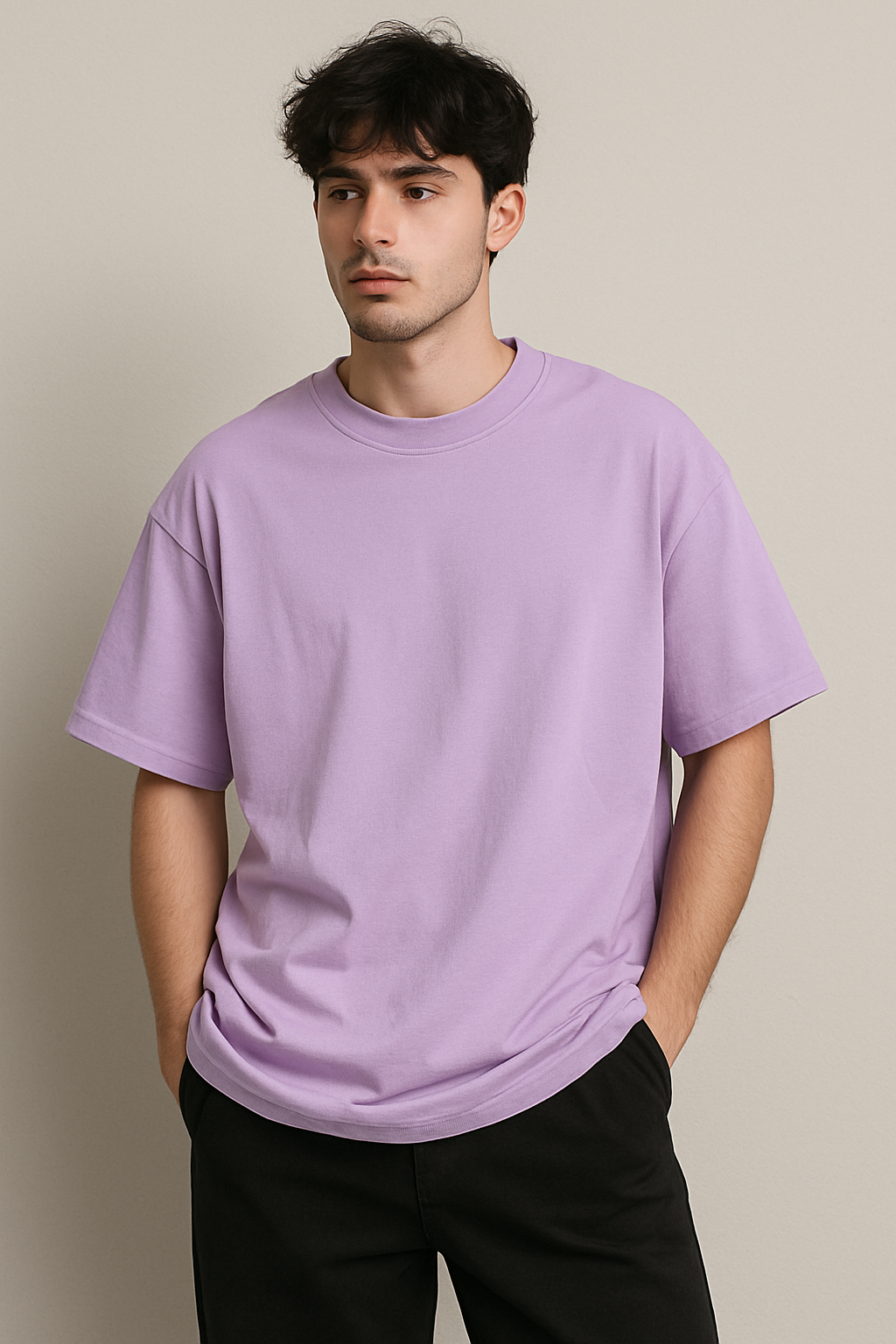 Oversized Lavender Unisex T-Shirt