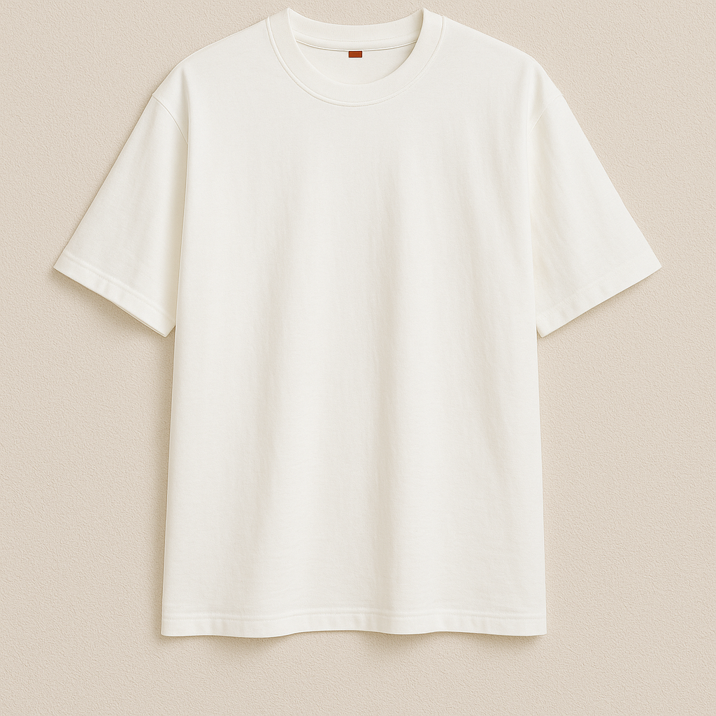 Oversized White Unisex T-Shirt