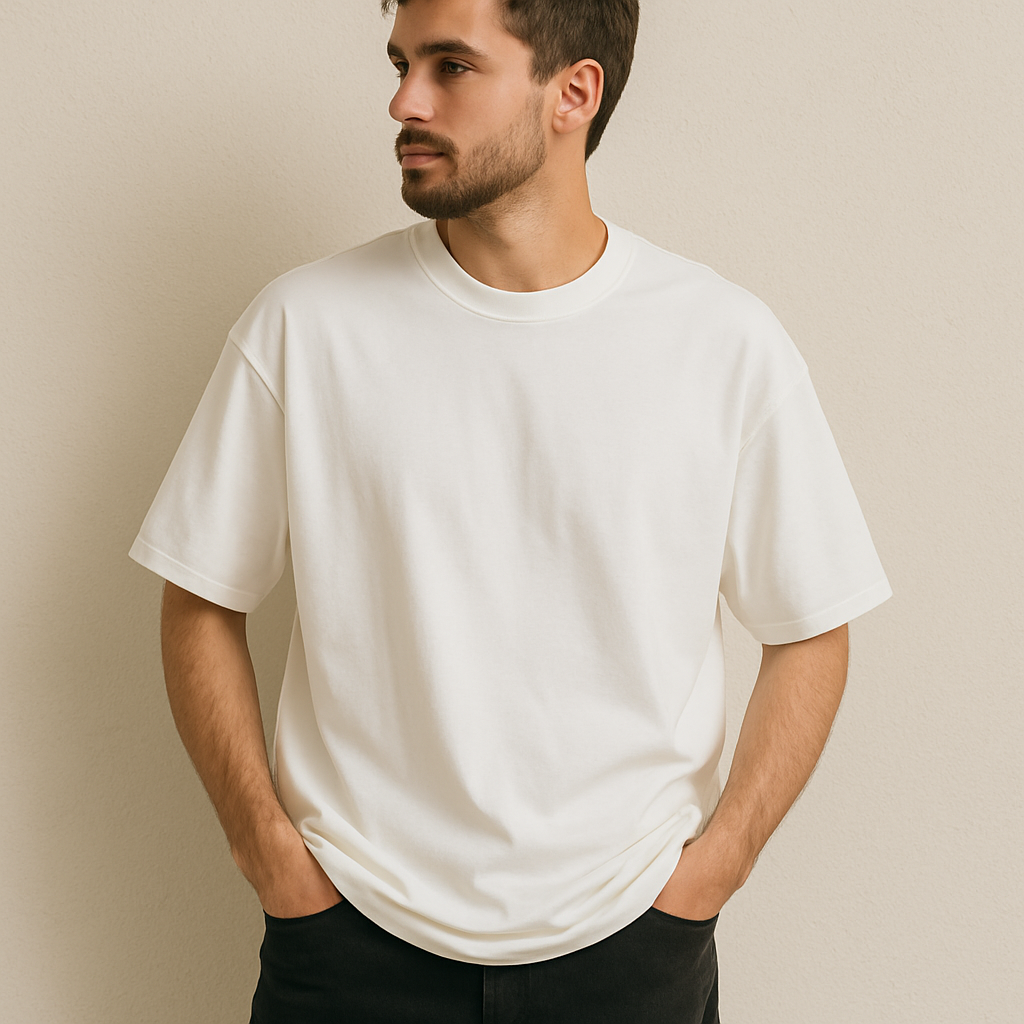 Oversized White Unisex T-Shirt