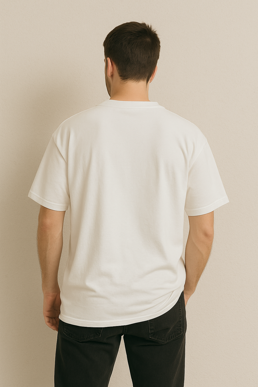 Oversized White Unisex T-Shirt