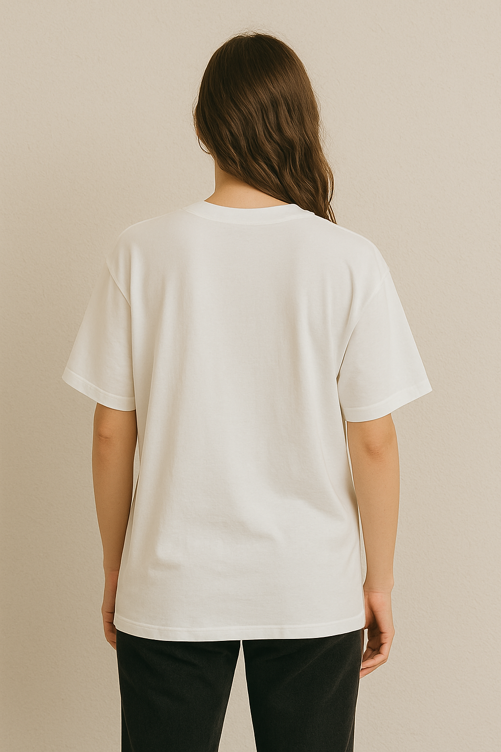 Oversized White Unisex T-Shirt