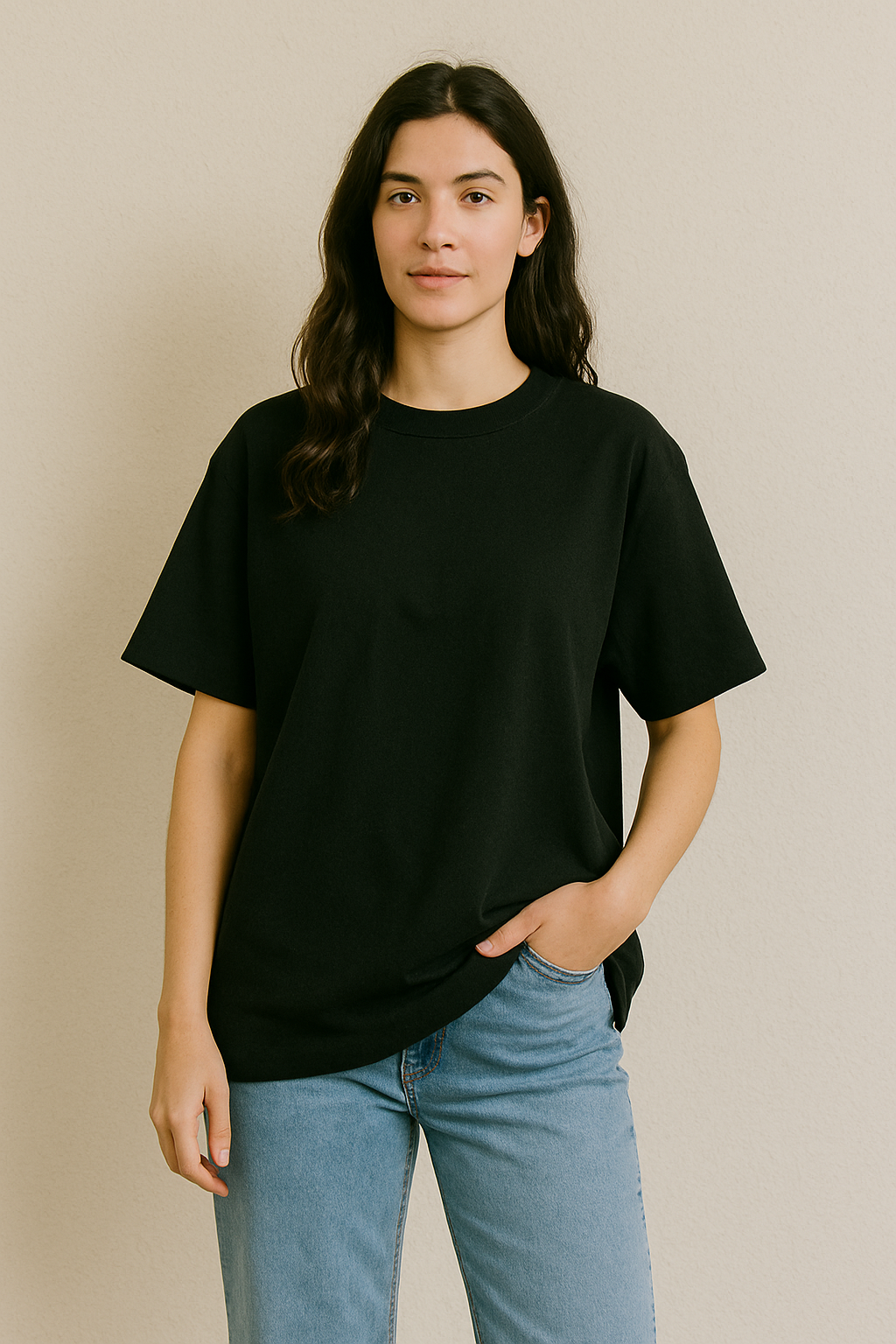 Black Unisex Oversized T-Shirt