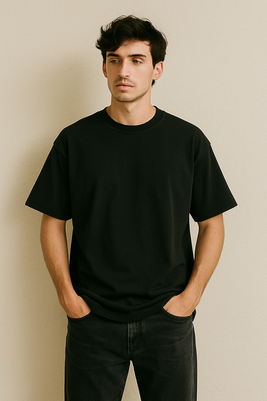 Black Unisex Oversized T-Shirt