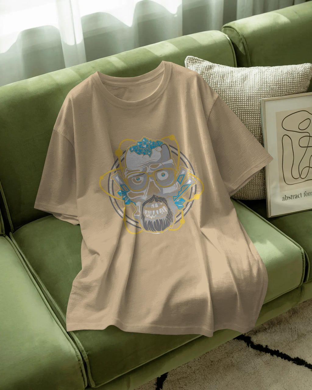 Blue Lab Skull Tee
