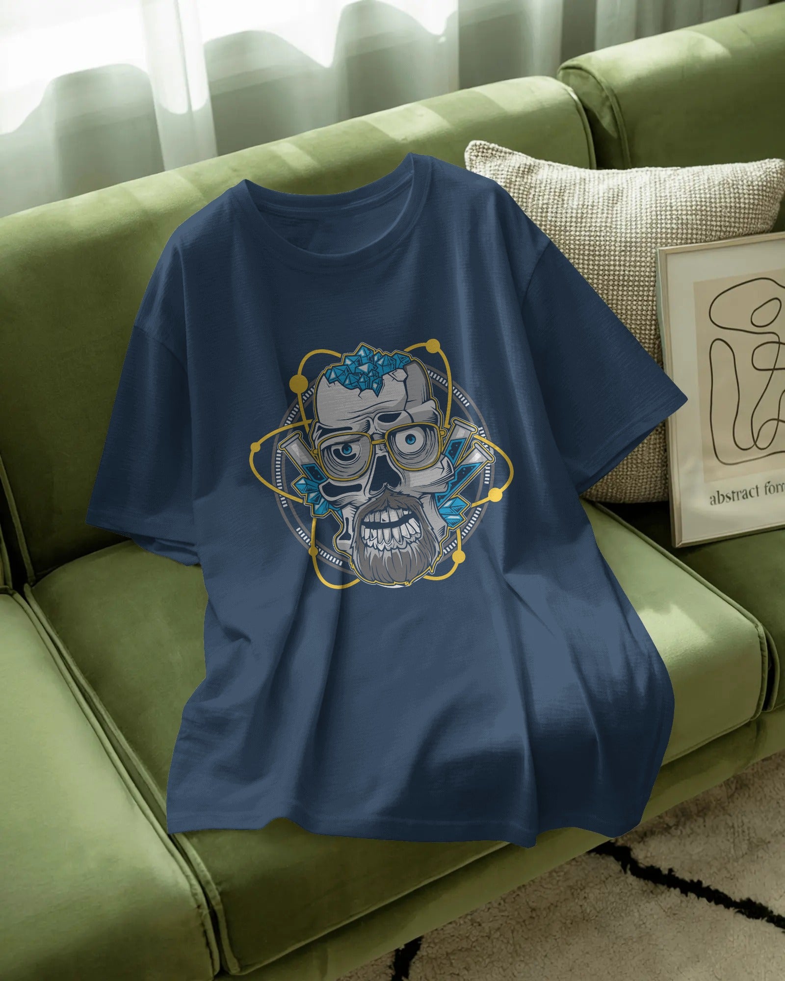 Blue Lab Skull Tee