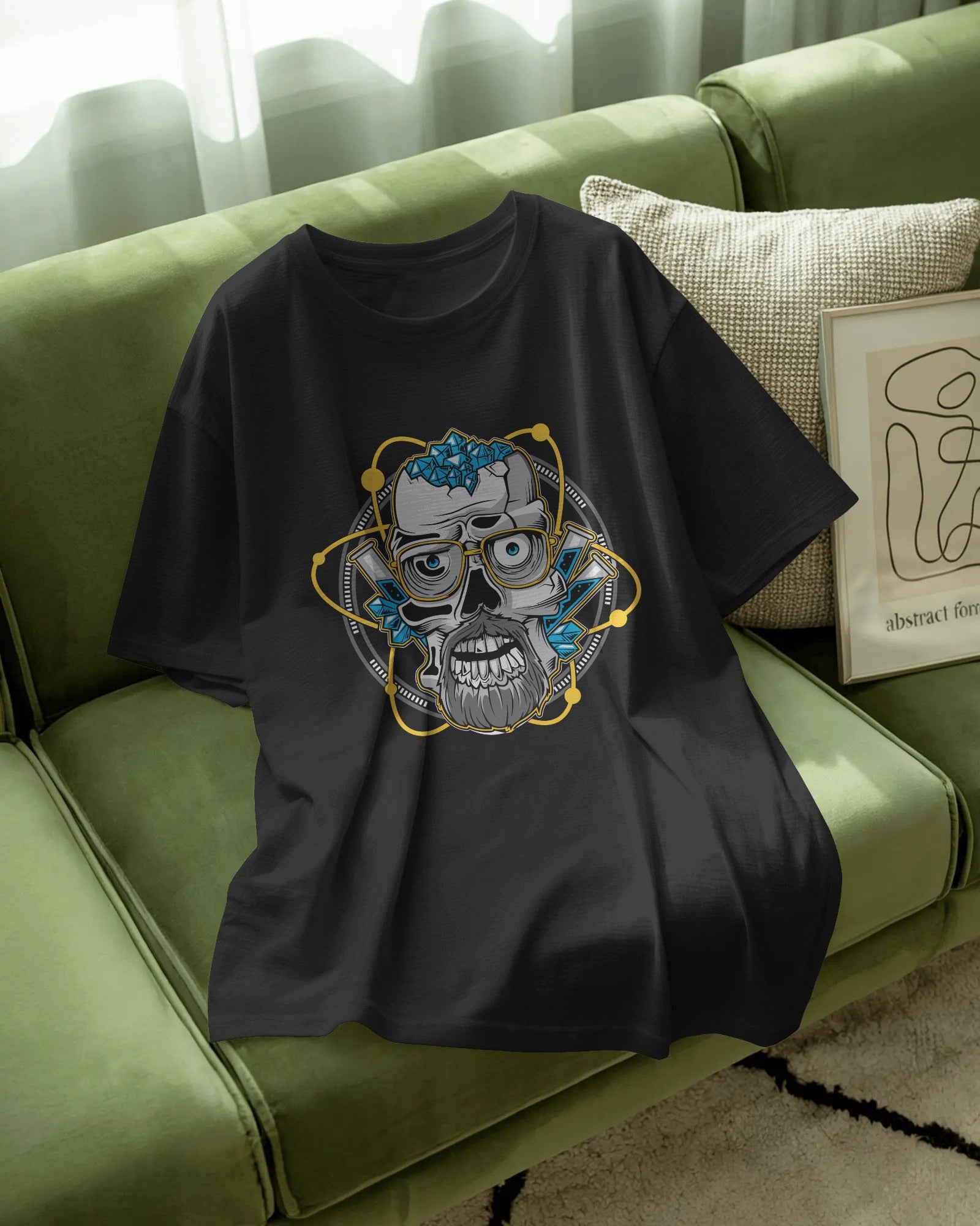 Blue Lab Skull Tee
