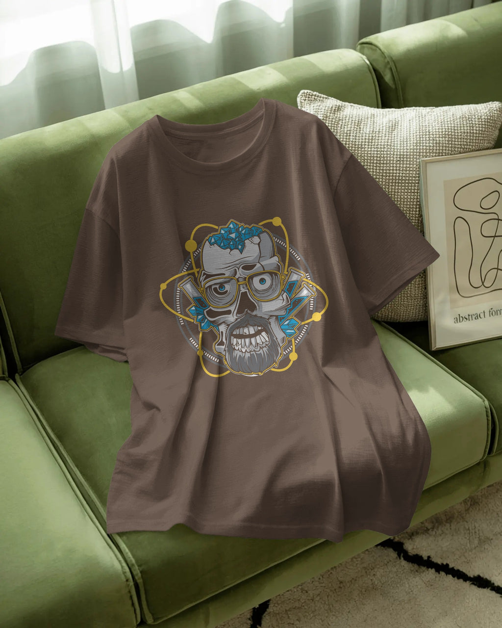 Blue Lab Skull Tee