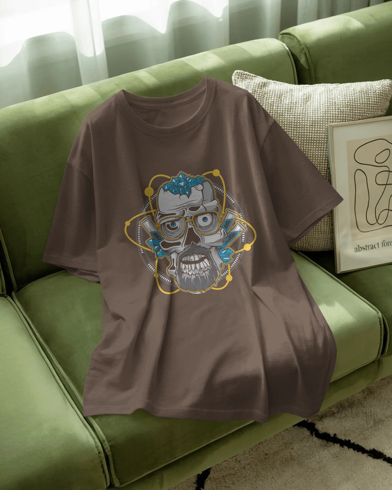 Blue Lab Skull Tee