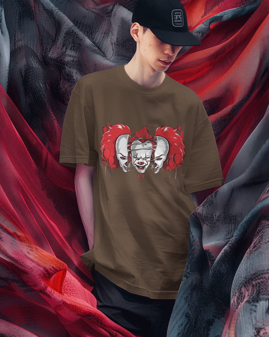 Clown Reign Oversized Tee