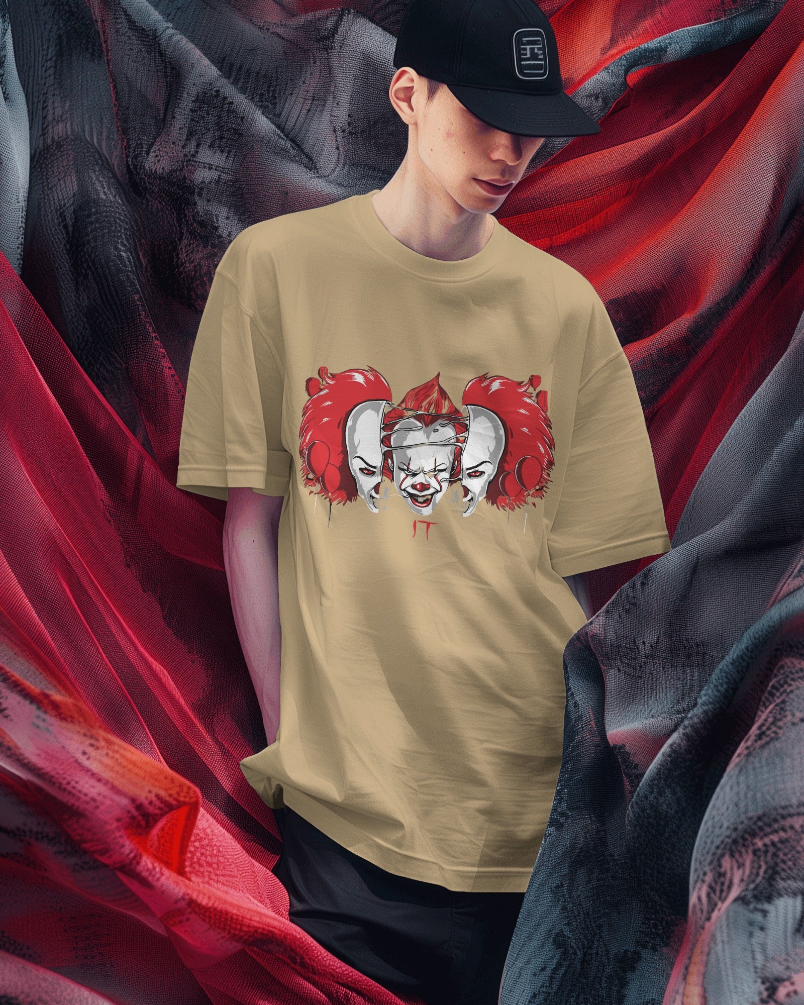 Clown Reign Oversized Tee