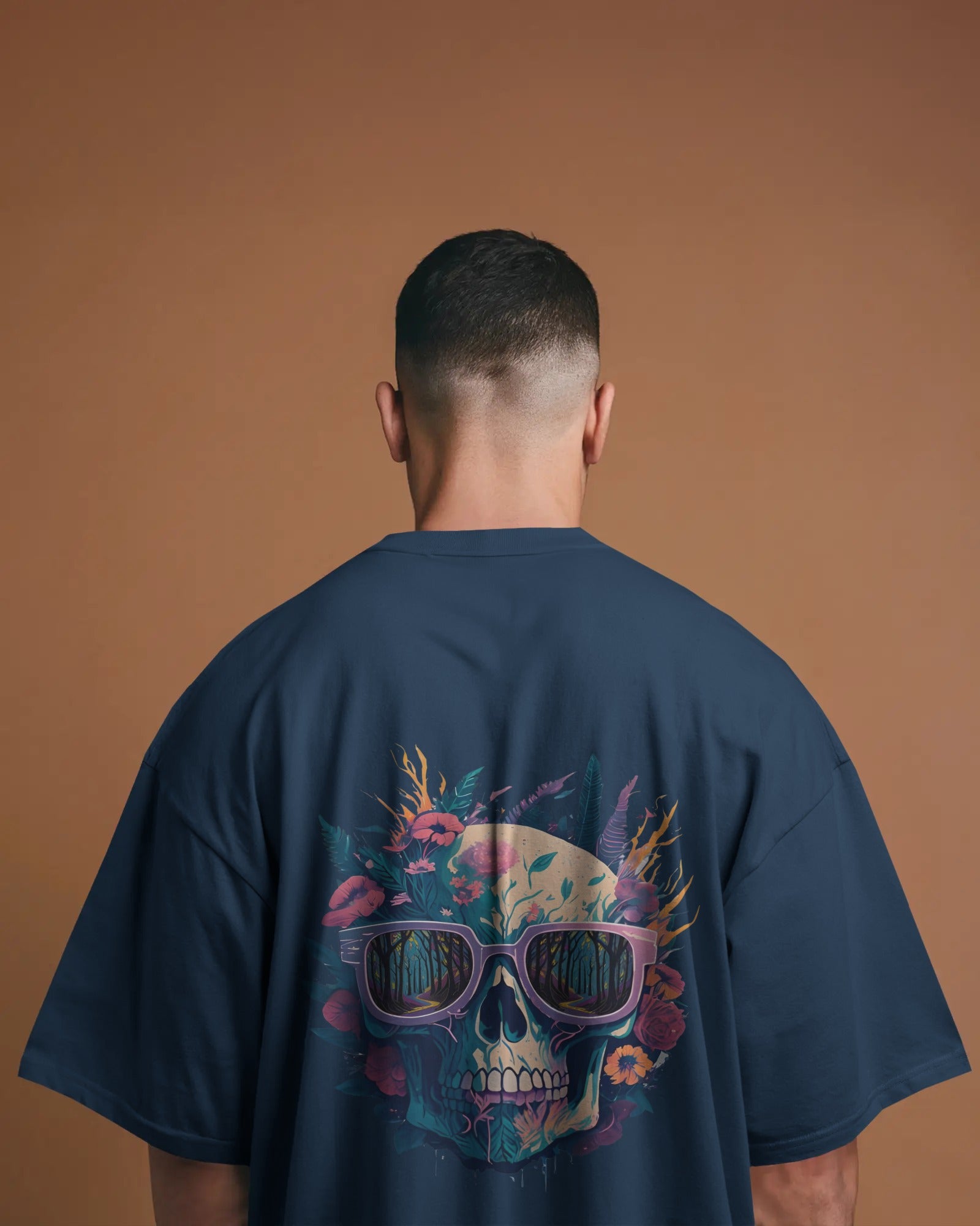 Floral Skull Vibes Tee