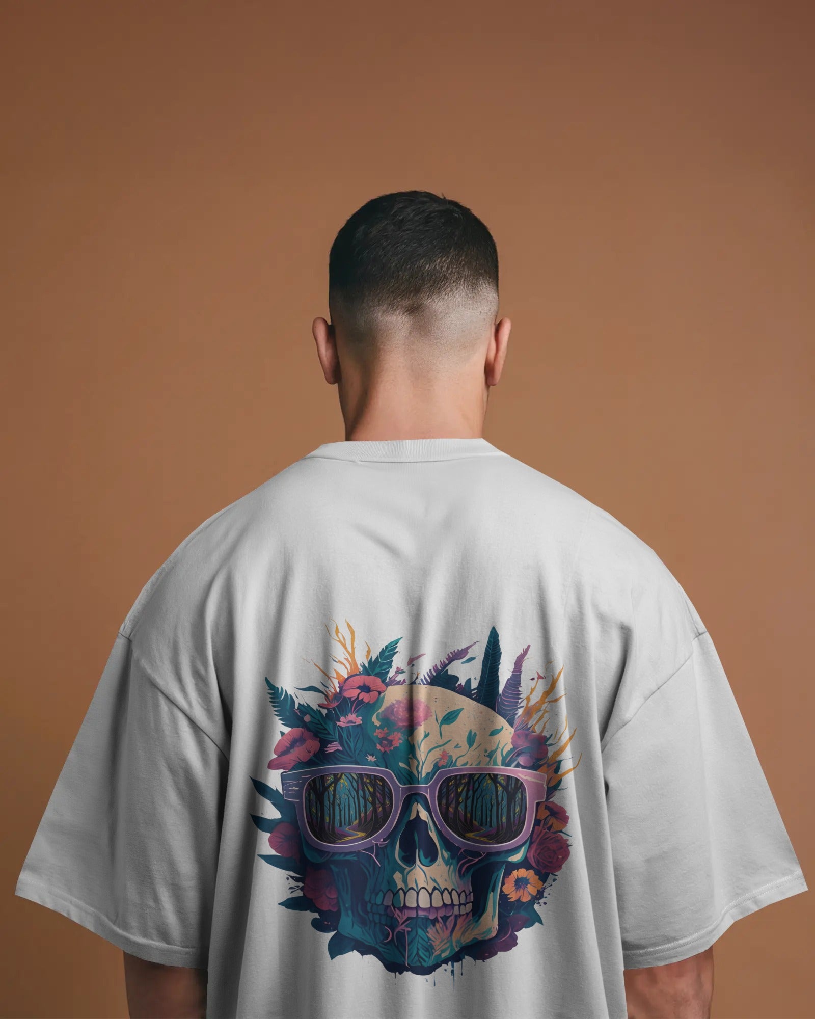 Floral Skull Vibes Tee