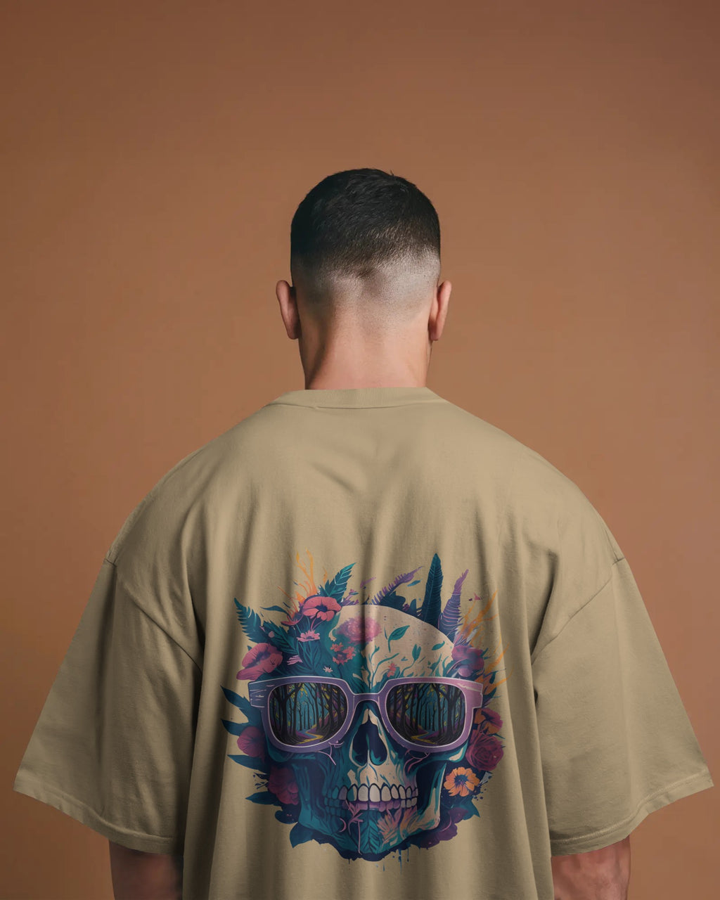 Floral Skull Vibes Tee