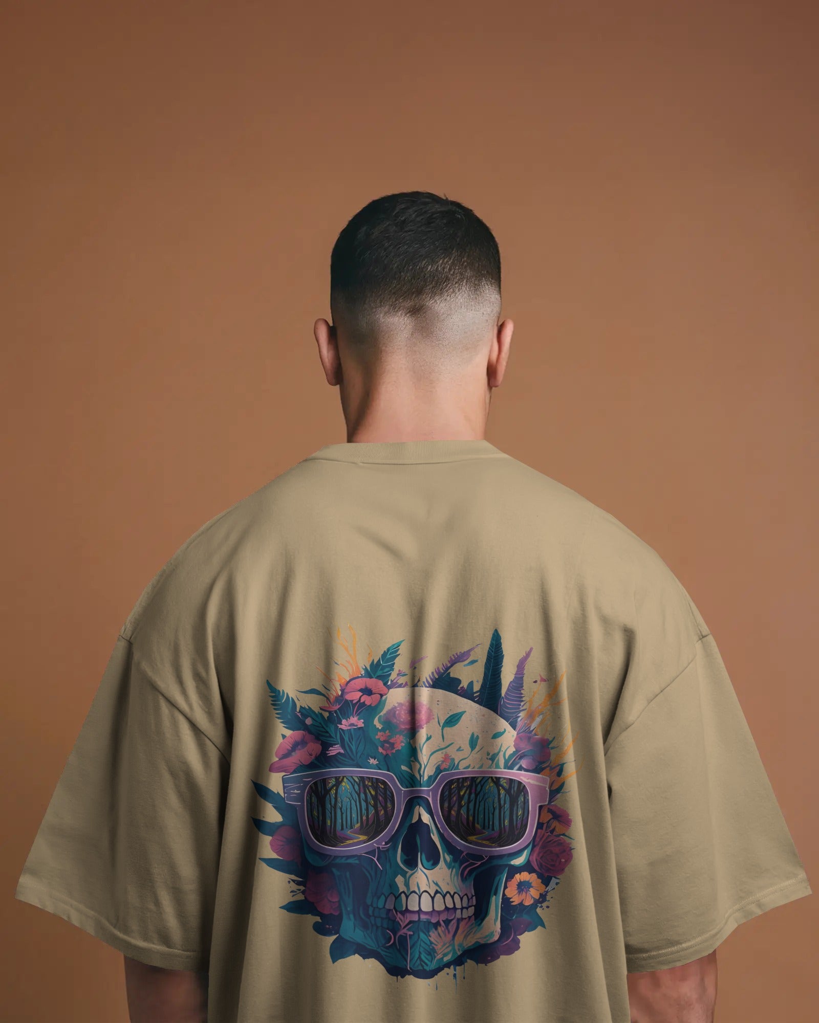 Floral Skull Vibes Tee
