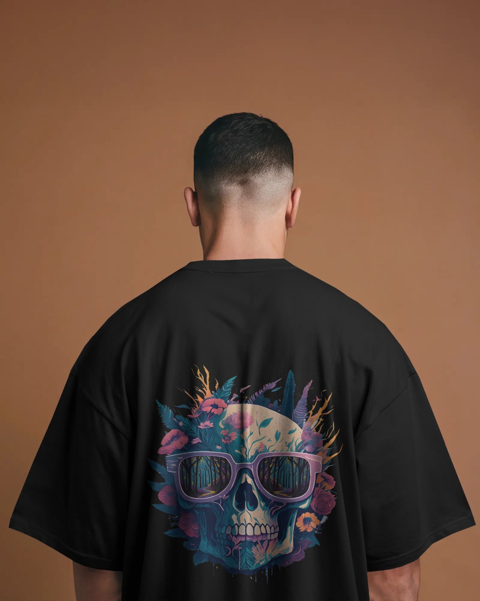 Floral Skull Vibes Tee