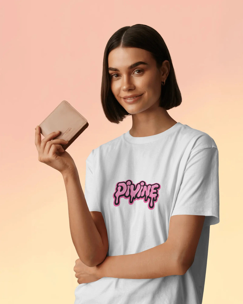 Pink Divine Drip Tee