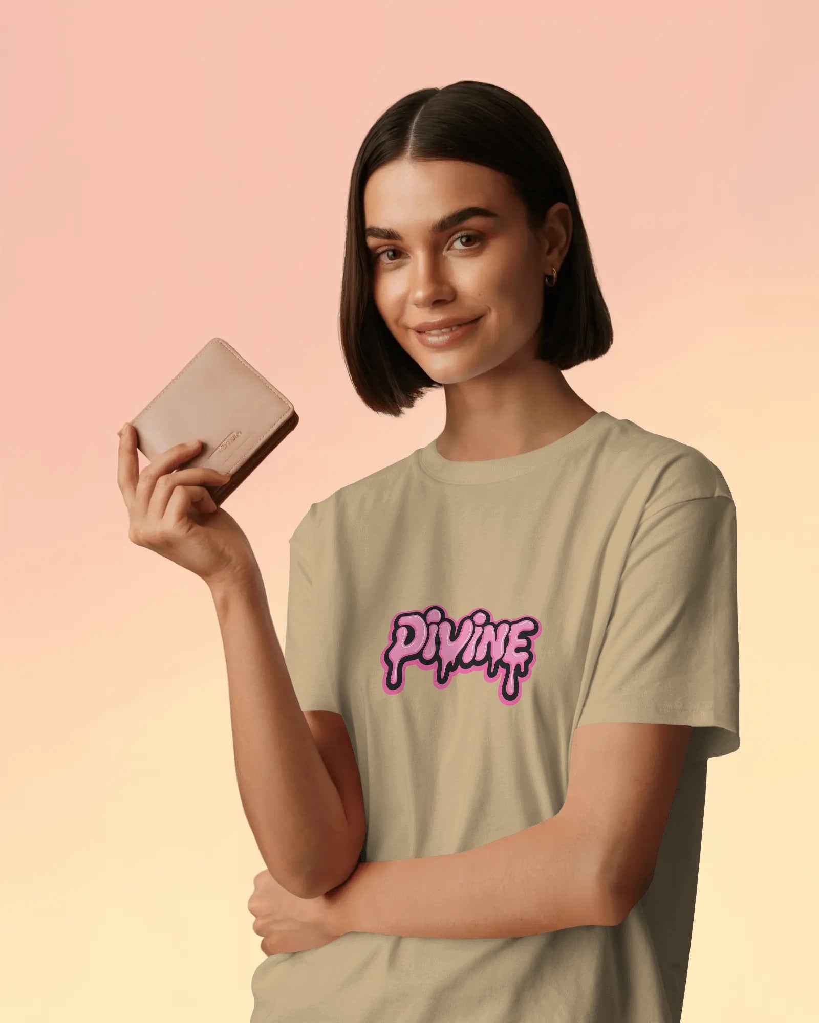 Pink Divine Drip Tee