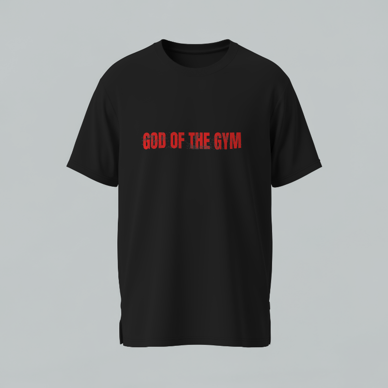God of the Gym Oversized Graphic T-Shirt