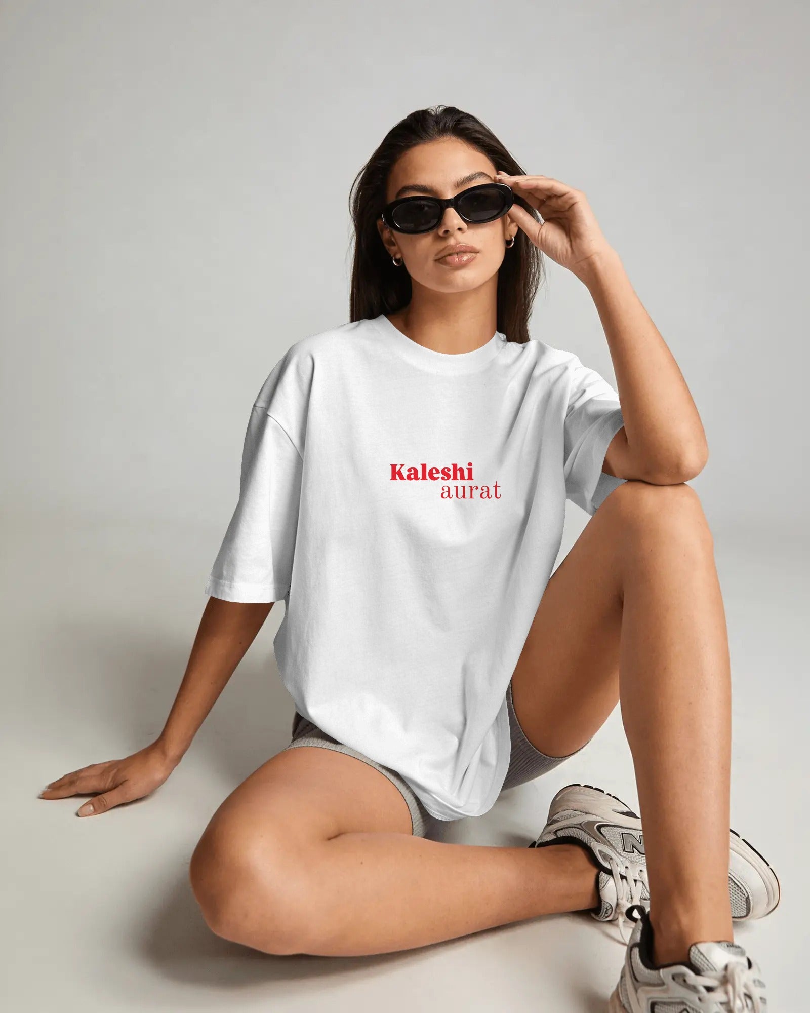Kaleshi Aurat Oversized Tee – Drama Queen Drop