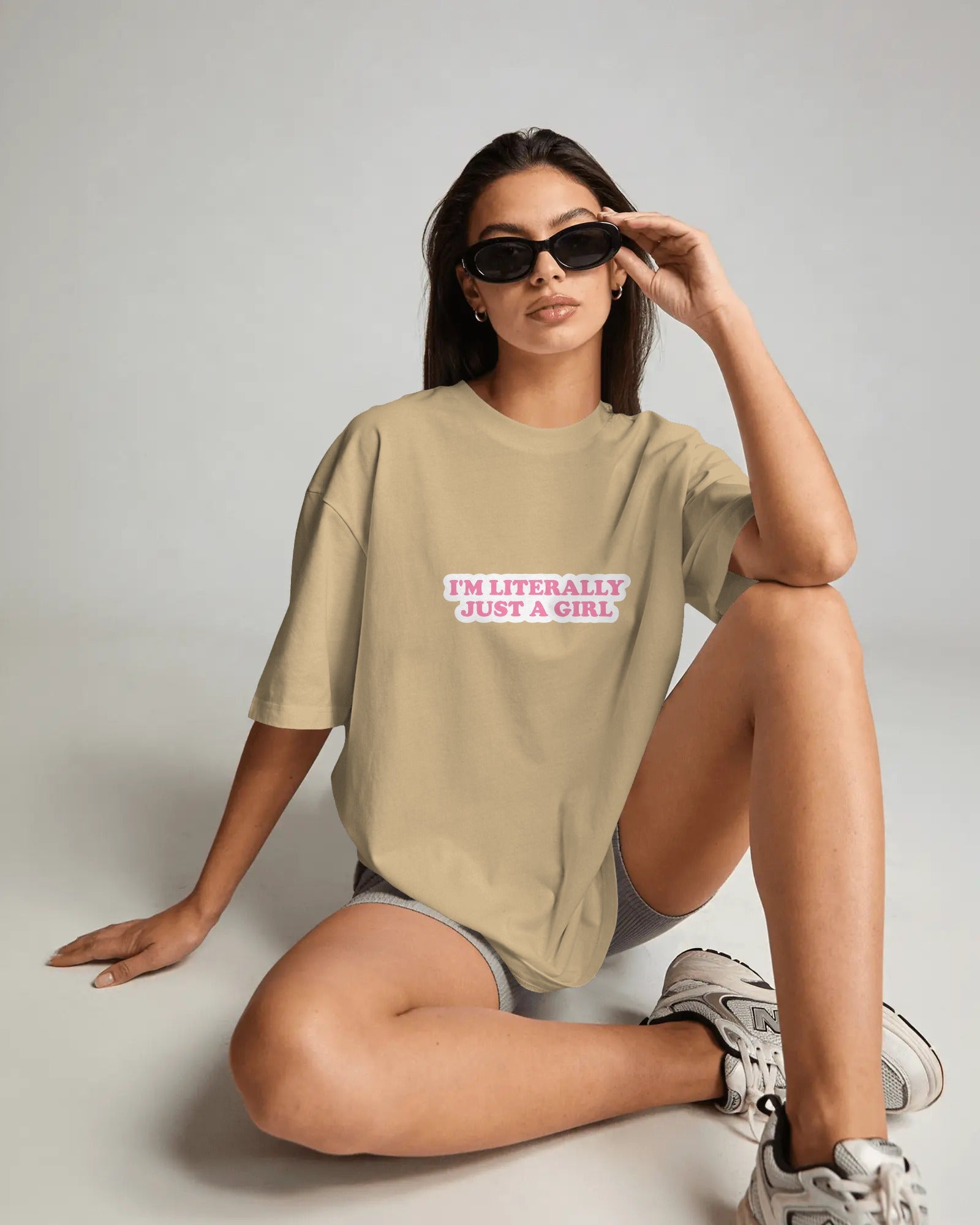 Literally Just a Girl Statement Tee