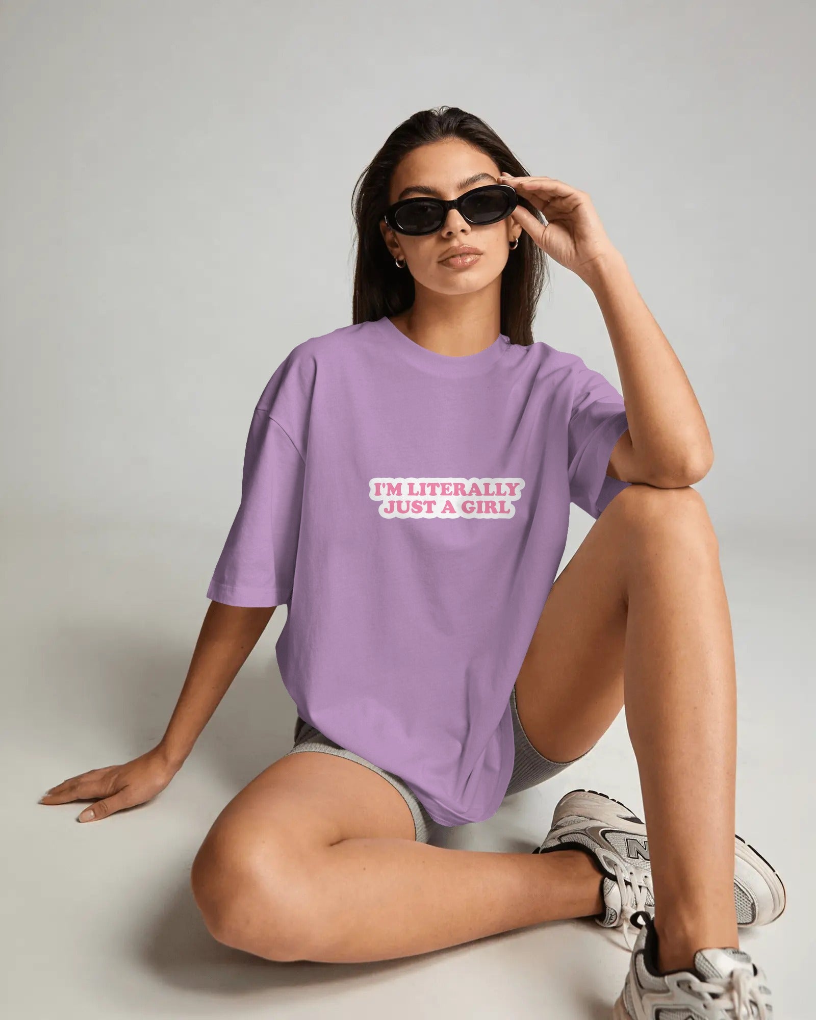 Literally Just a Girl Statement Tee