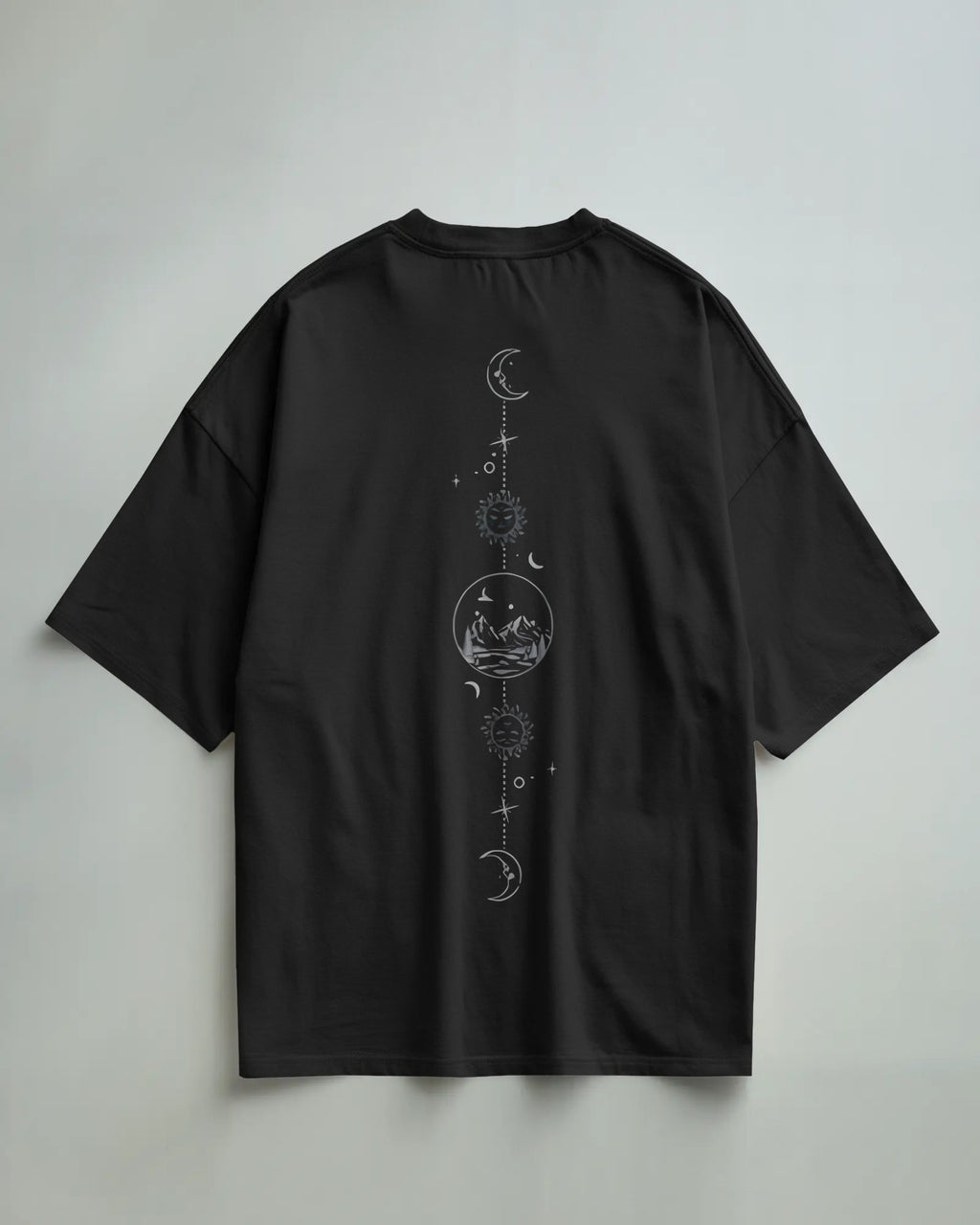 Moon Phase Oversized T-Shirt