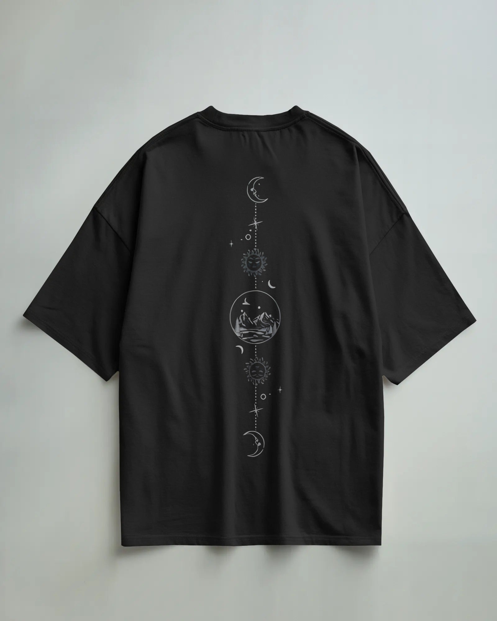 Moon Phase Oversized T-Shirt