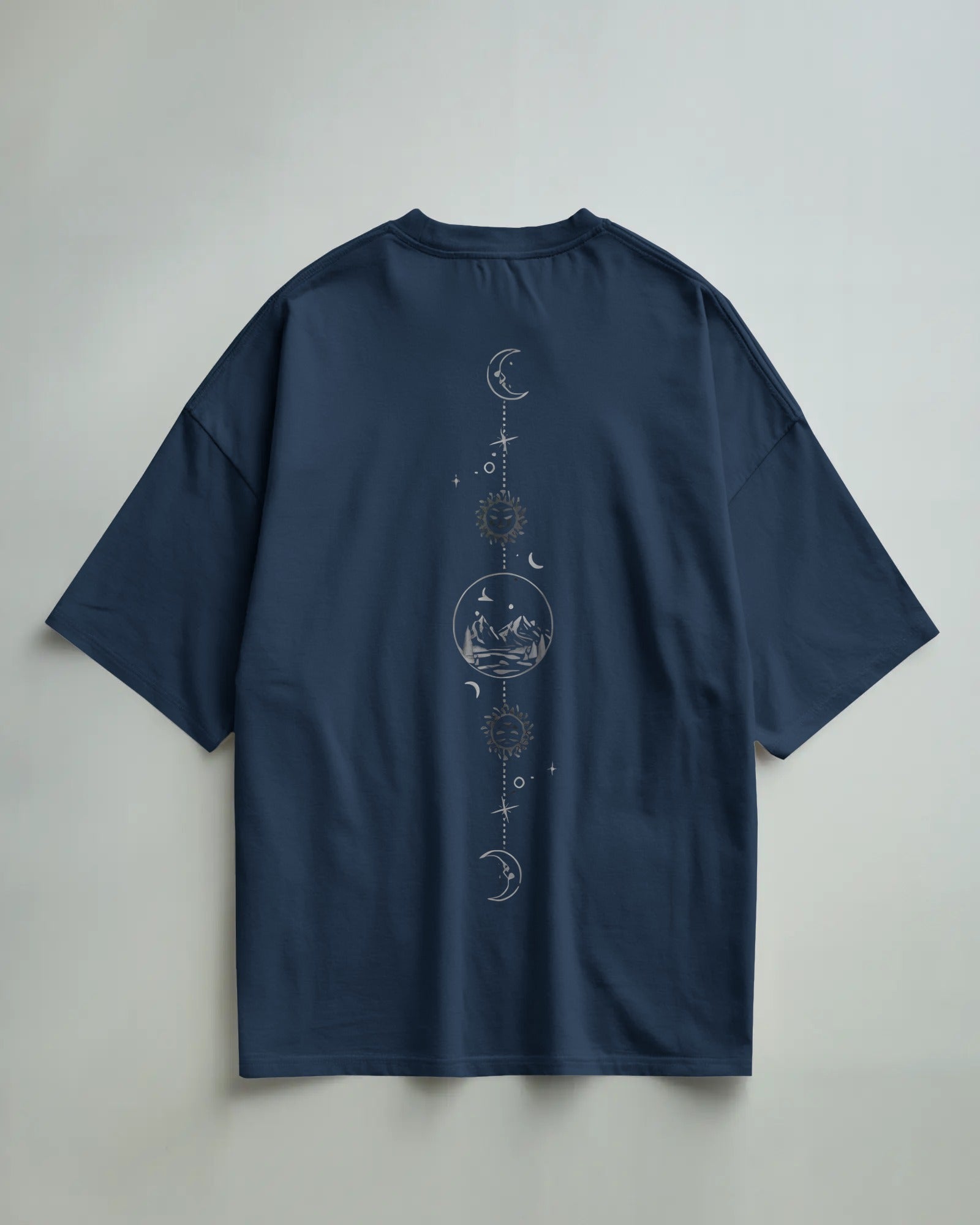 Moon Phase Oversized T-Shirt