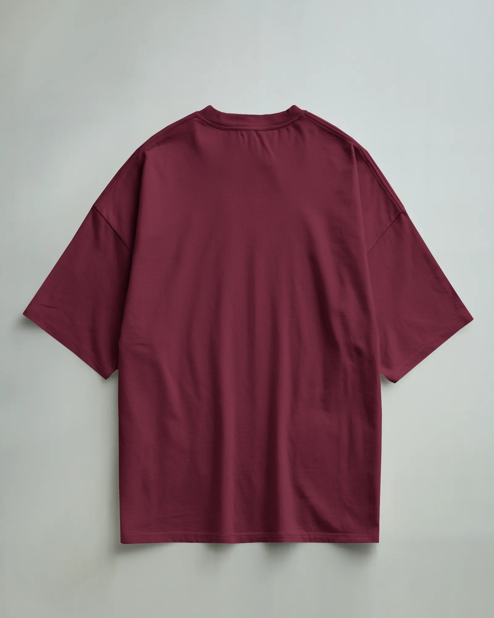Maroon Unisex Oversized T-shirt