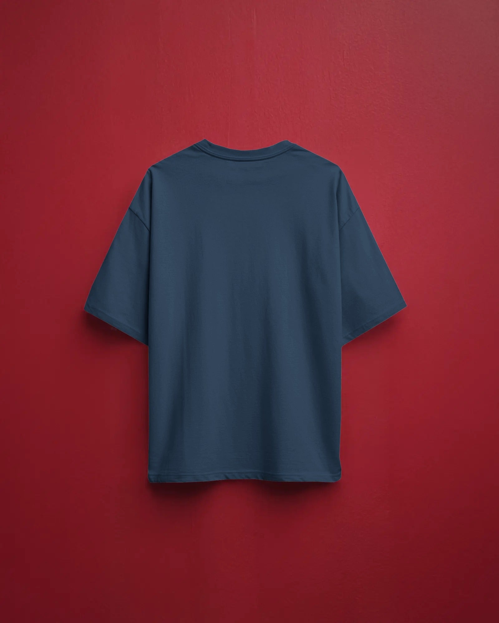 Oversized Navy Blue Unisex T-Shirt