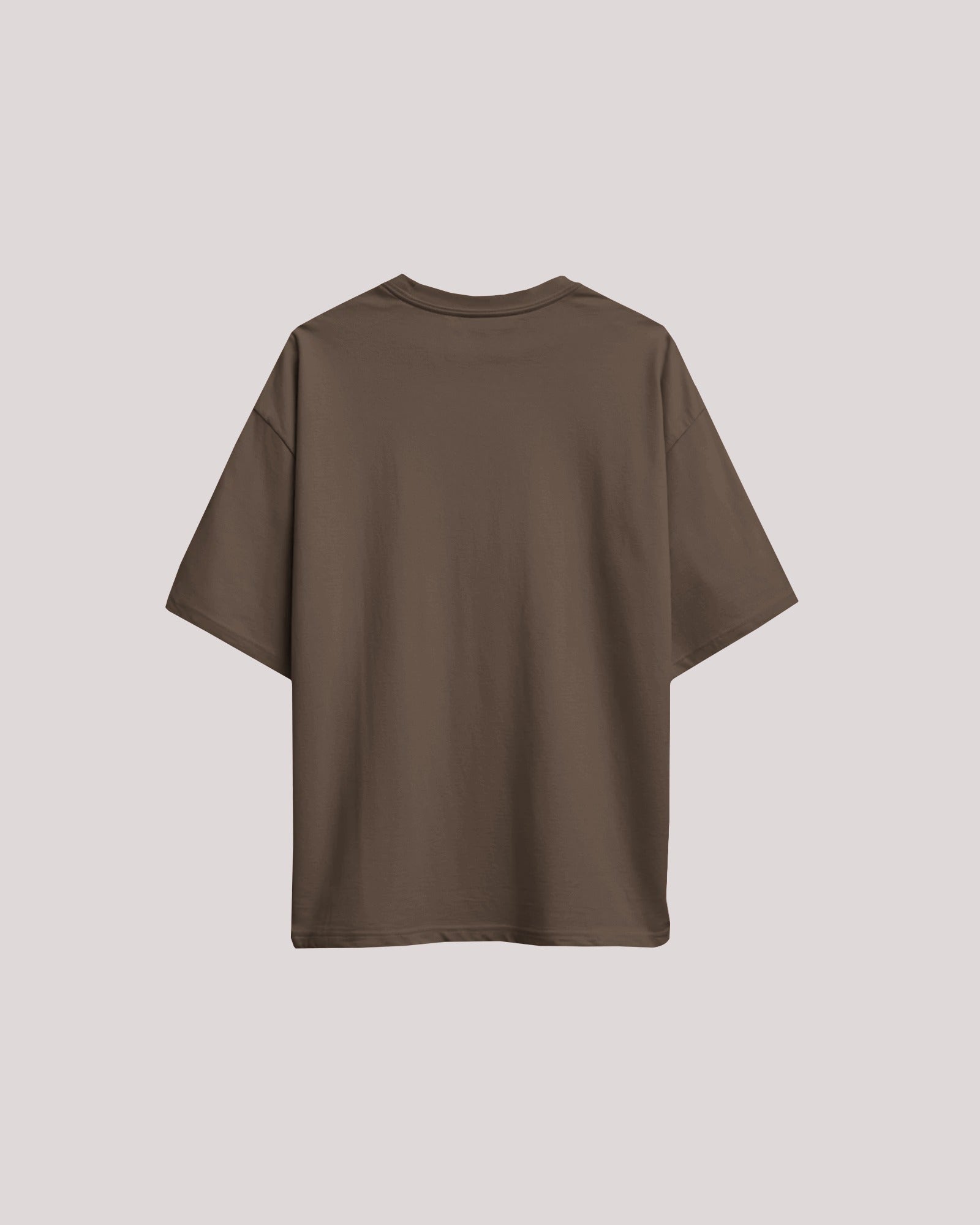 Oversized Brown Unisex T-Shirt