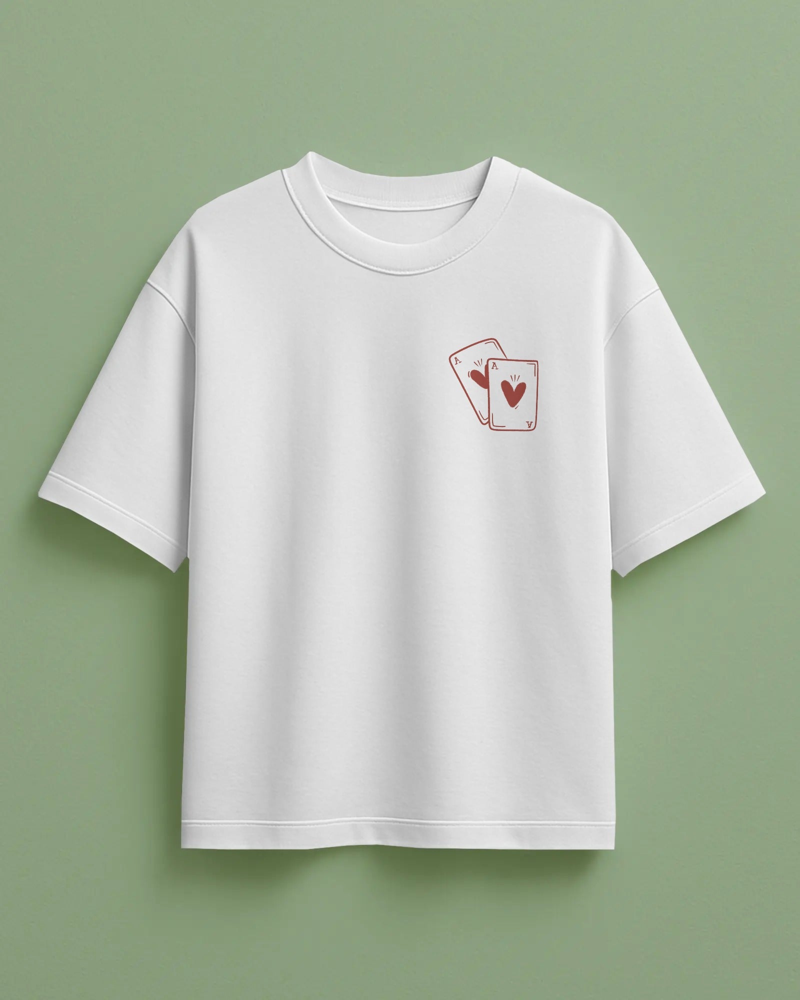 Ace of Hearts Oversized T-Shirt