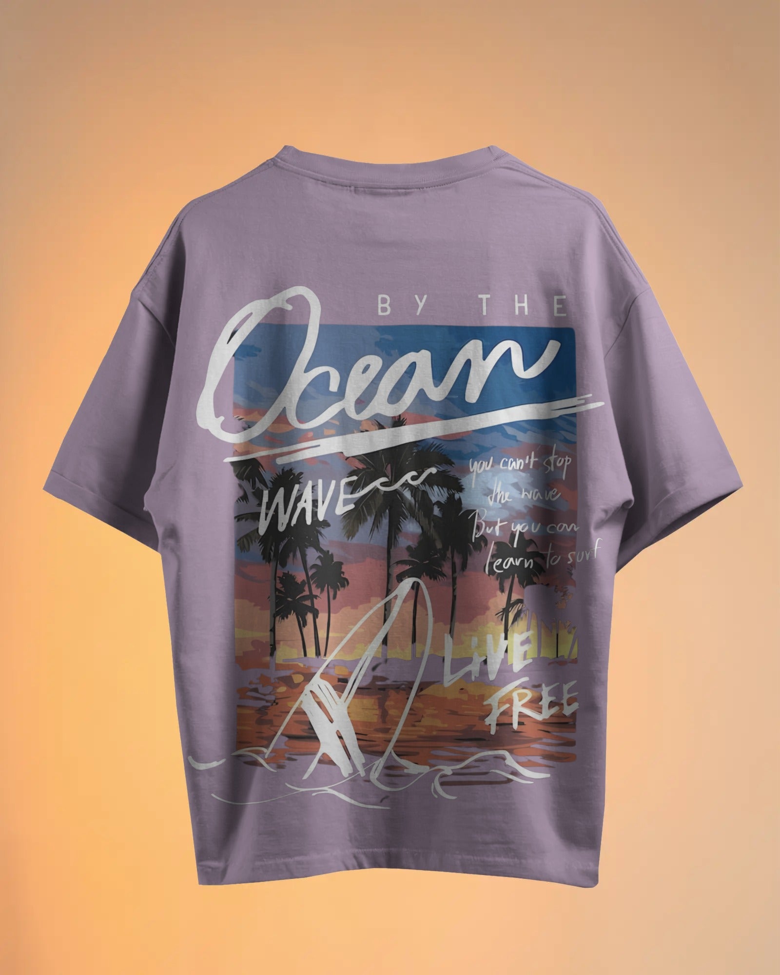 Ocean Sunset Oversized T-Shirt