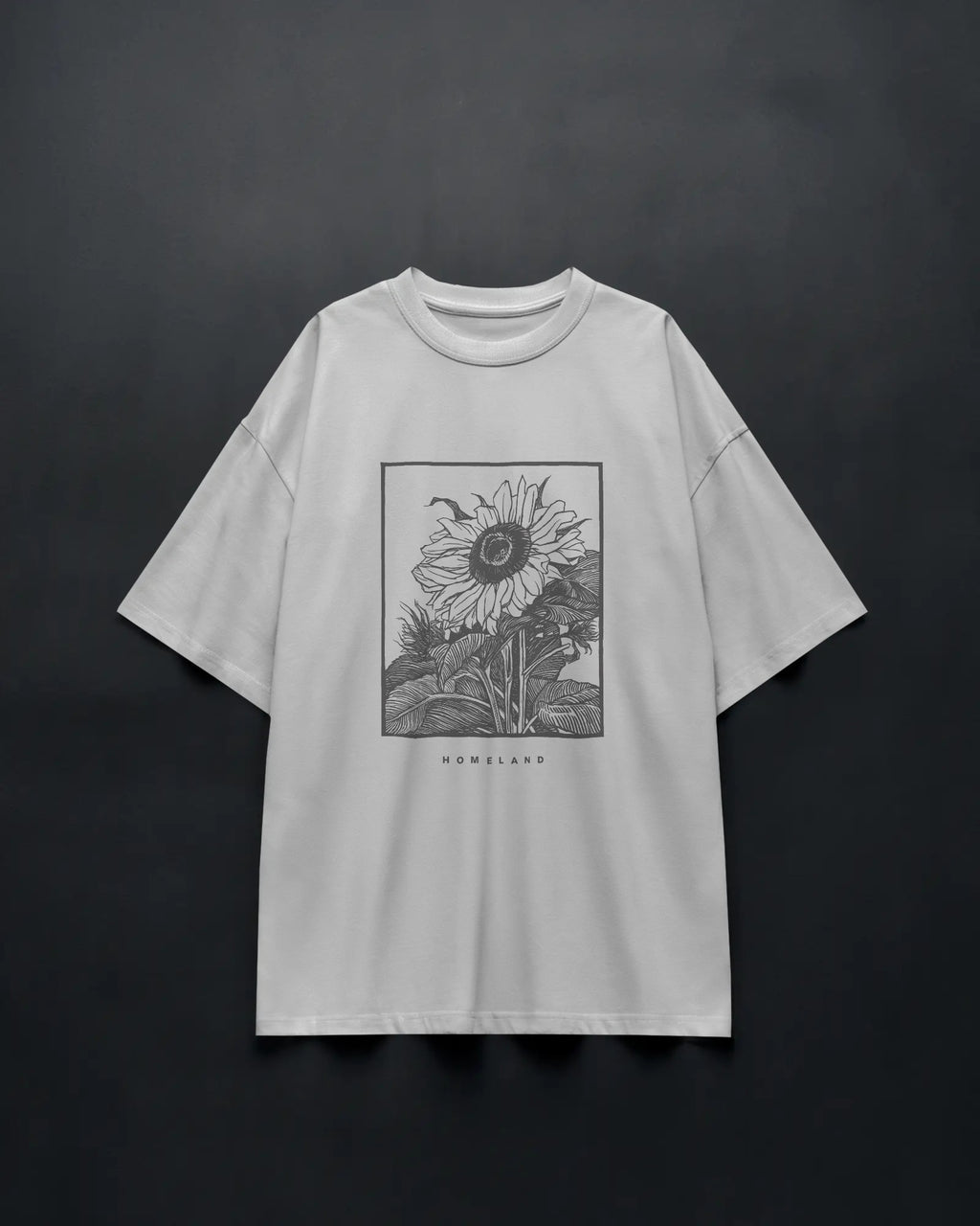 Sunflower Bloom Oversized T-Shirt