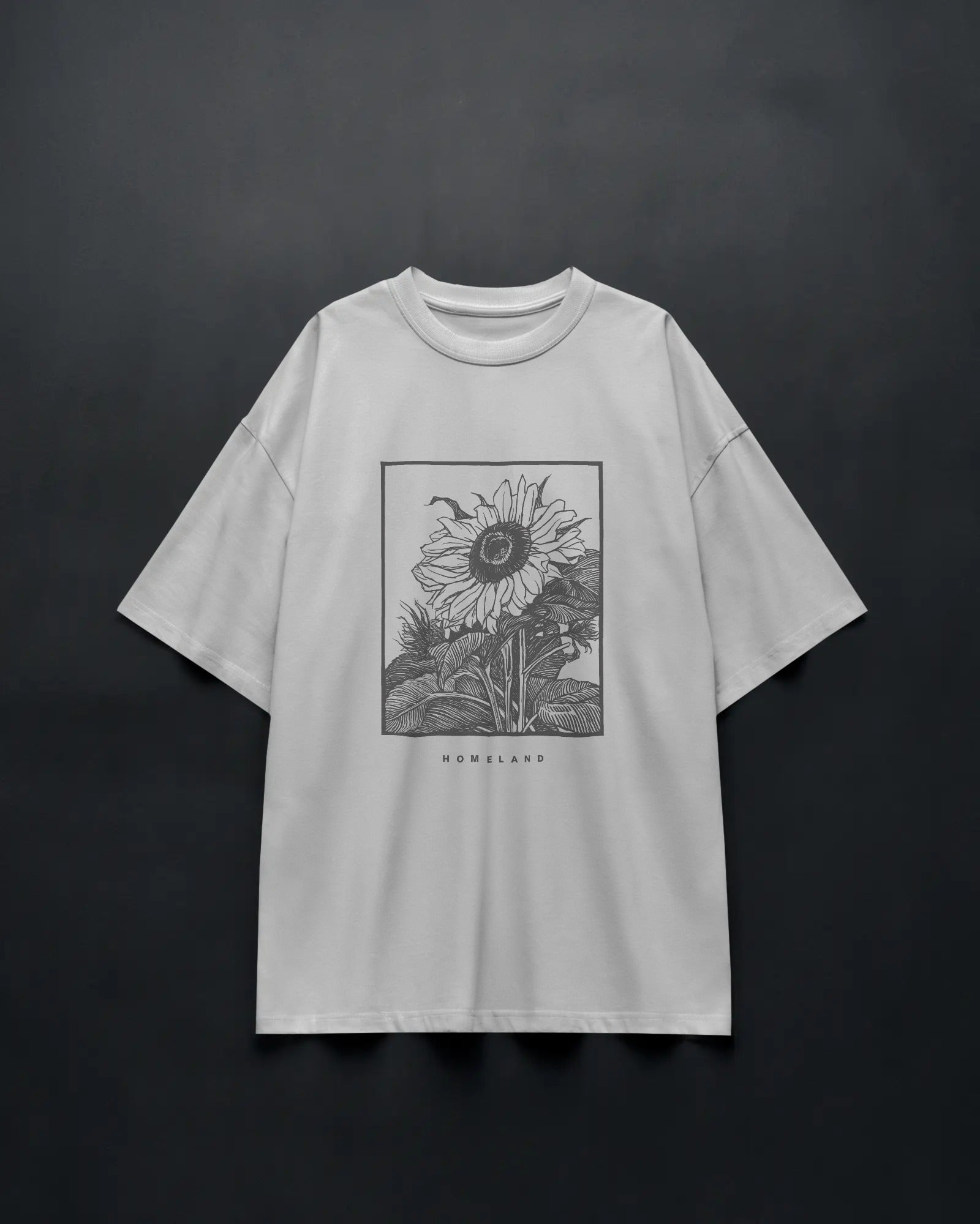 Sunflower Bloom Oversized T-Shirt