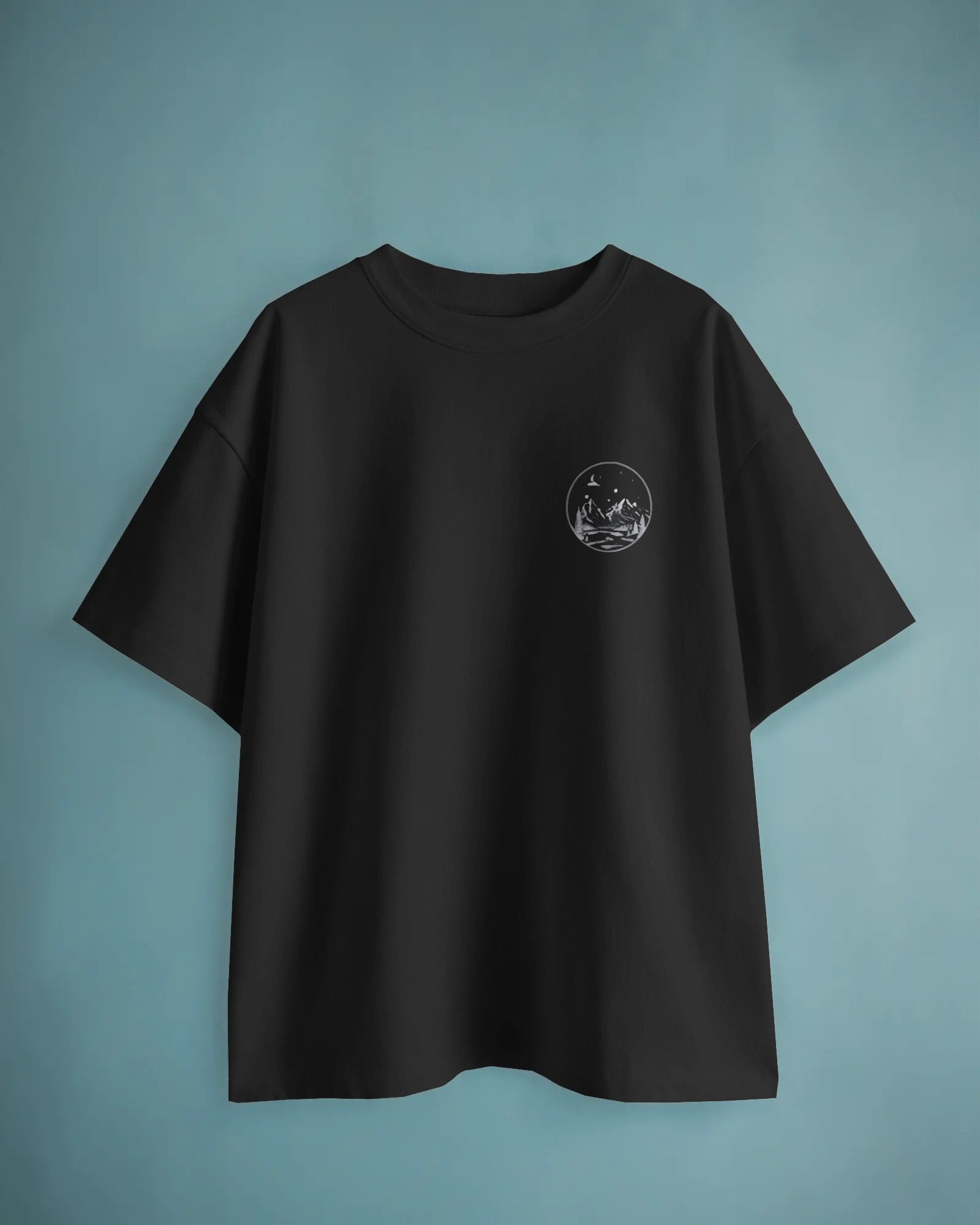 Moon Phase Oversized T-Shirt