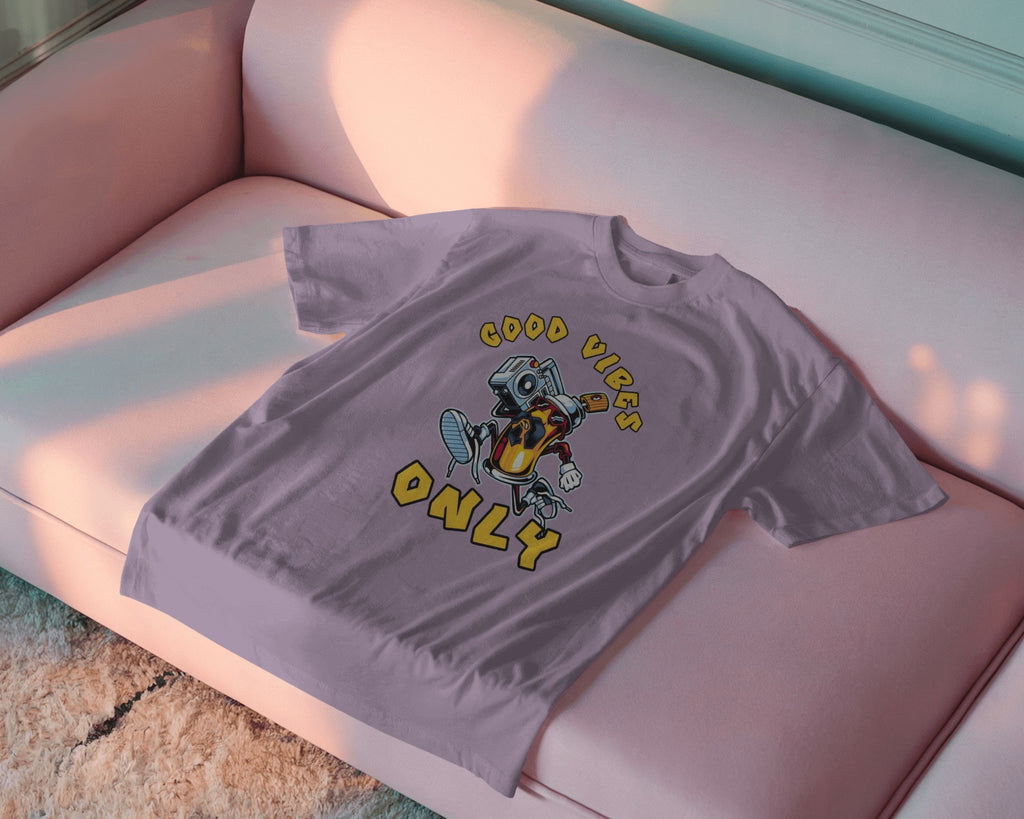 Good Vibes Only Robot Tee
