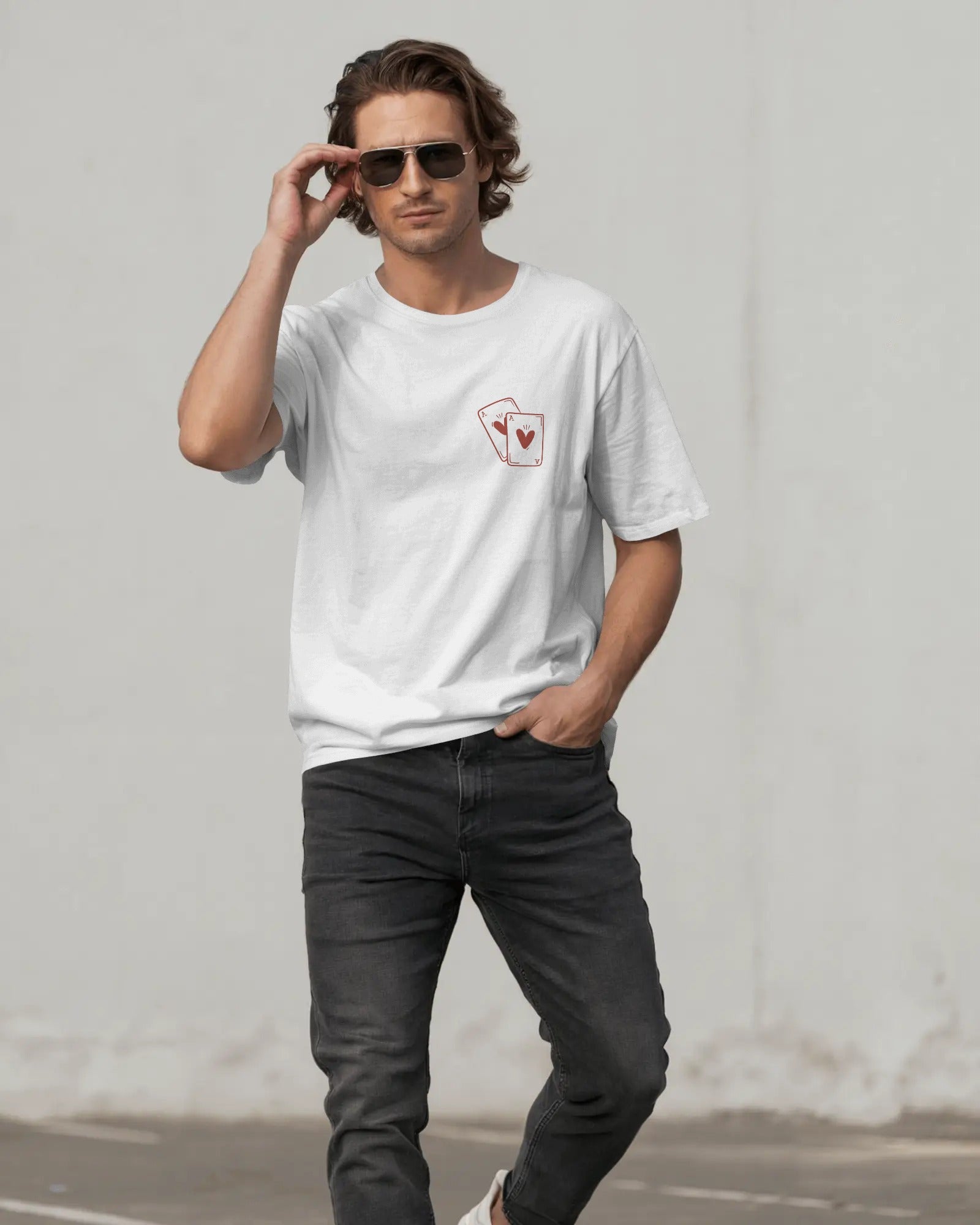 Ace of Hearts Oversized T-Shirt