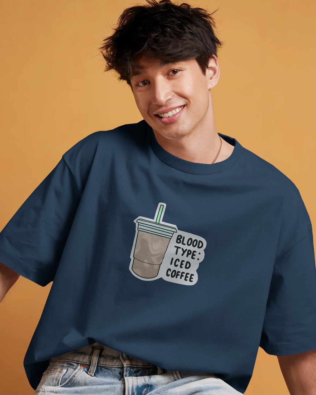 Iced Coffee Lover Oversized T-Shirt