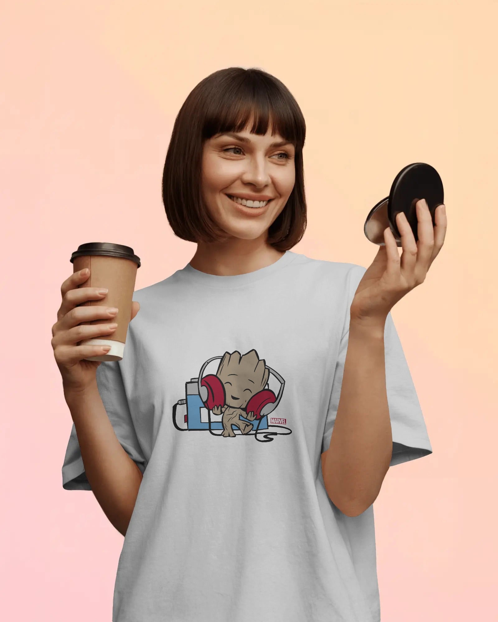 Dancing Groot Oversized Tee