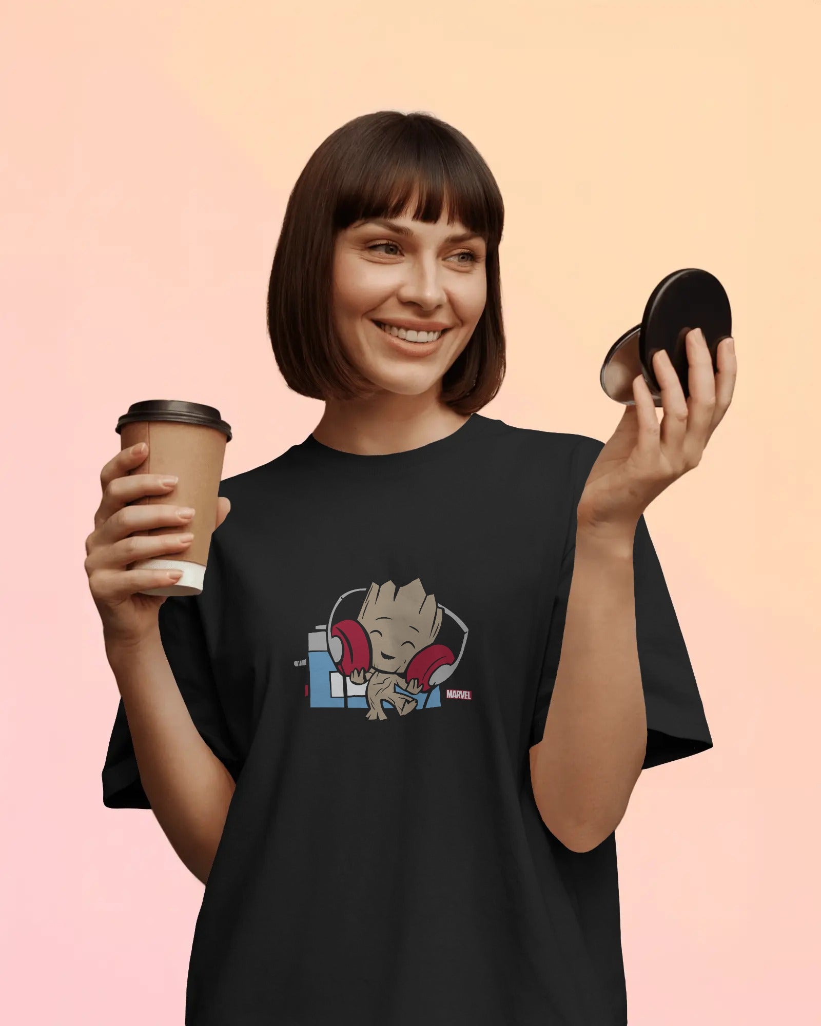 Dancing Groot Oversized Tee