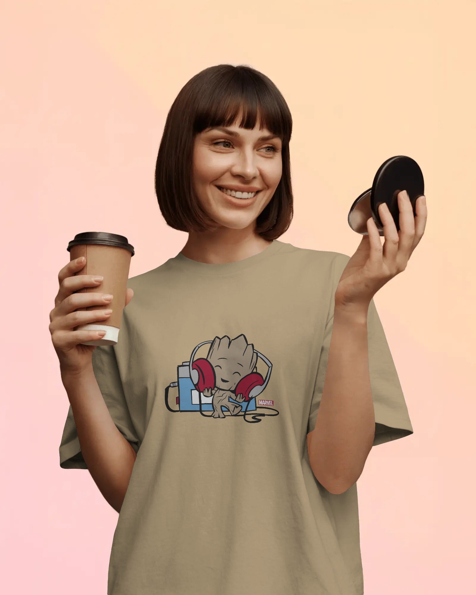 Dancing Groot Oversized Tee