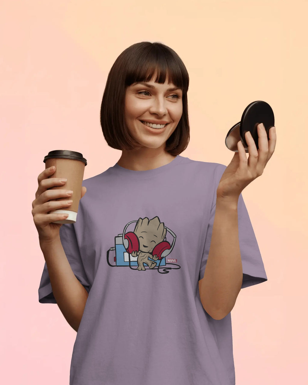 Dancing Groot Oversized Tee