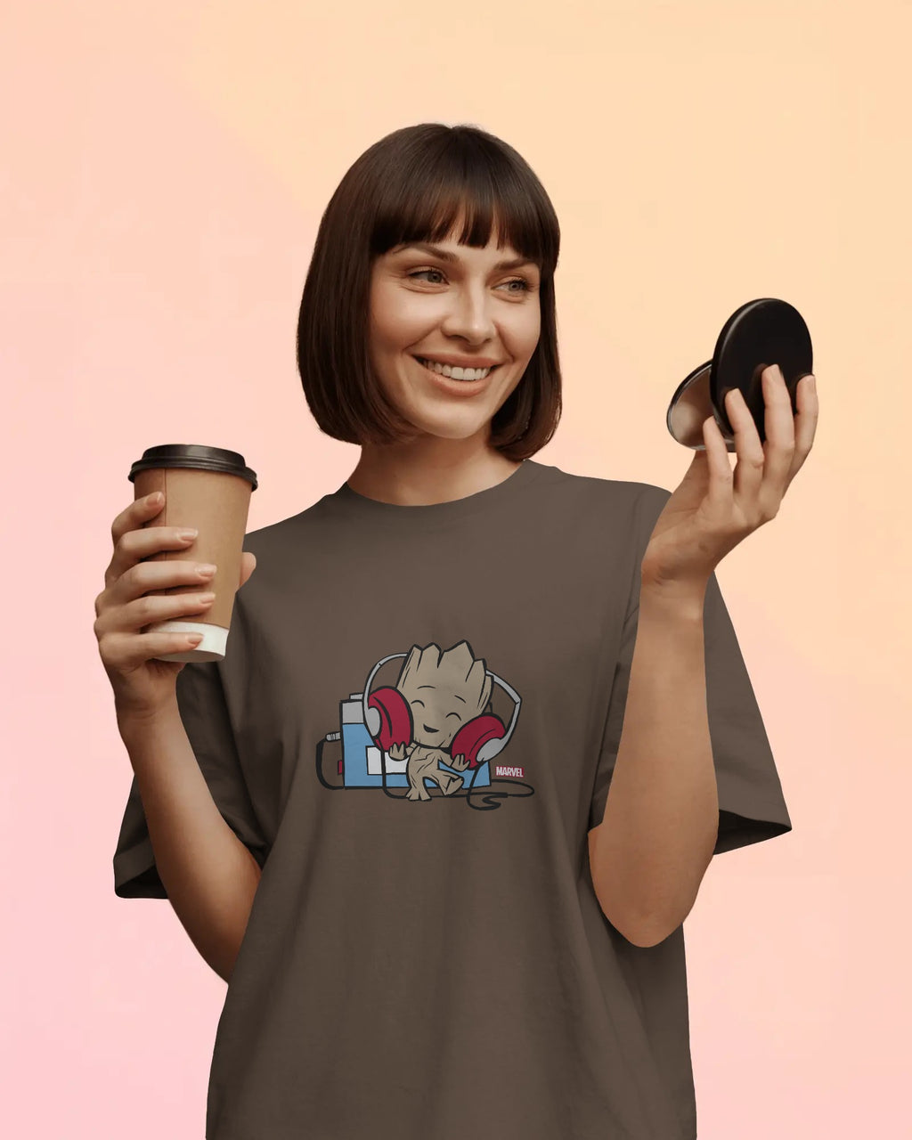 Dancing Groot Oversized Tee