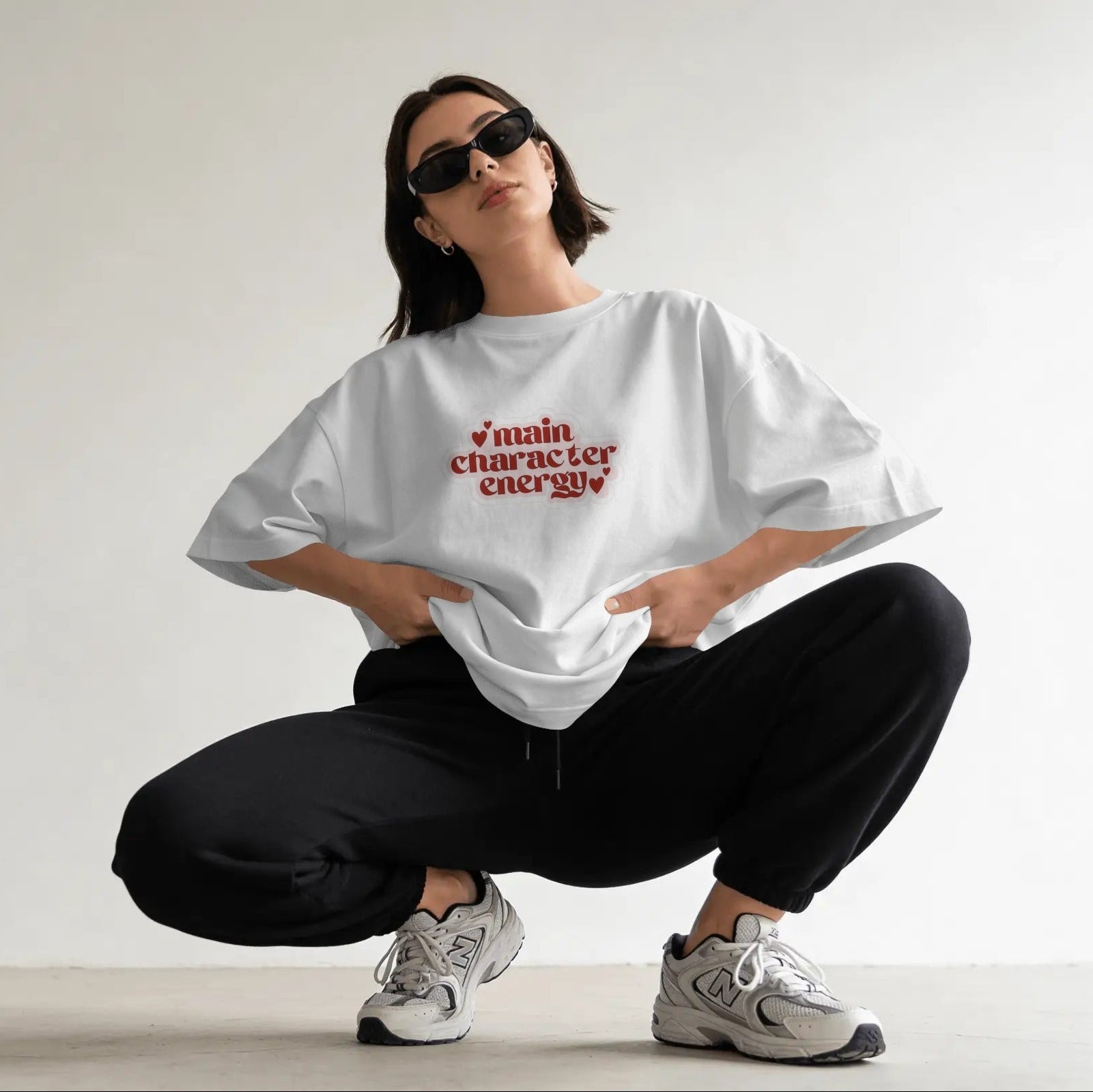 Main Character Energy Oversized T-Shirt