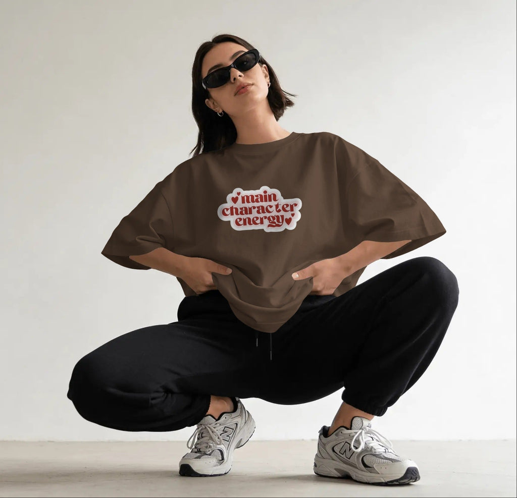 Main Character Energy Oversized T-Shirt