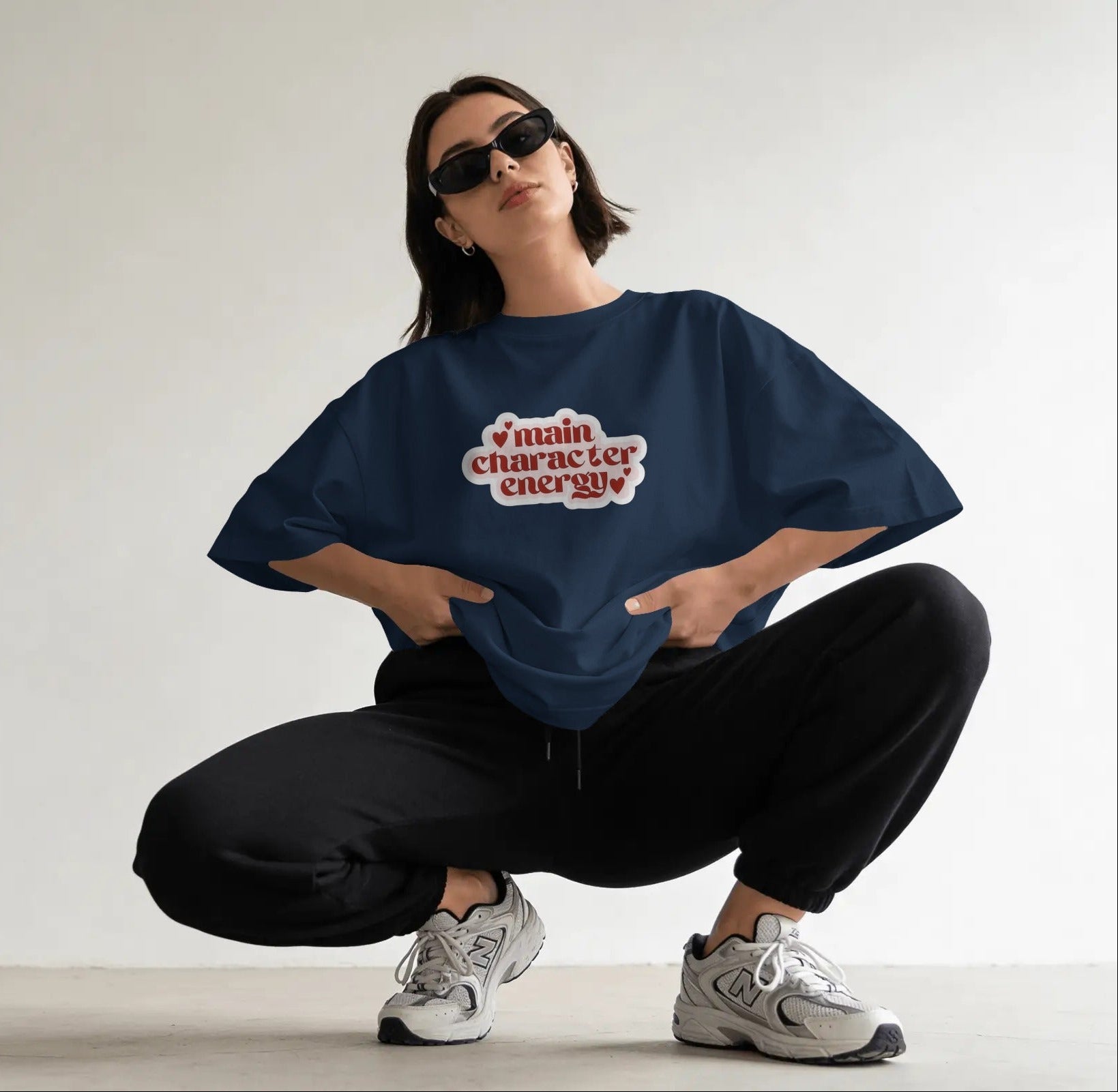Main Character Energy Oversized T-Shirt