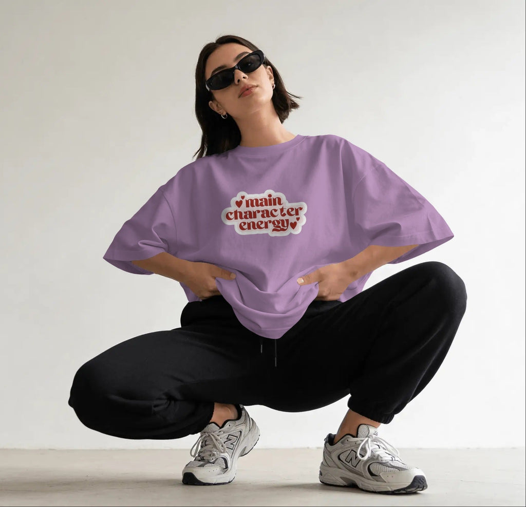 Main Character Energy Oversized T-Shirt