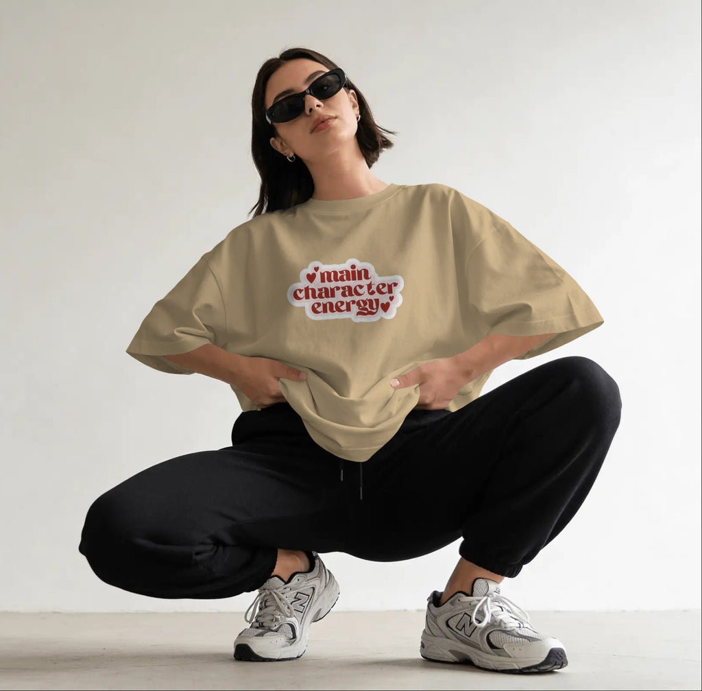 Main Character Energy Oversized T-Shirt